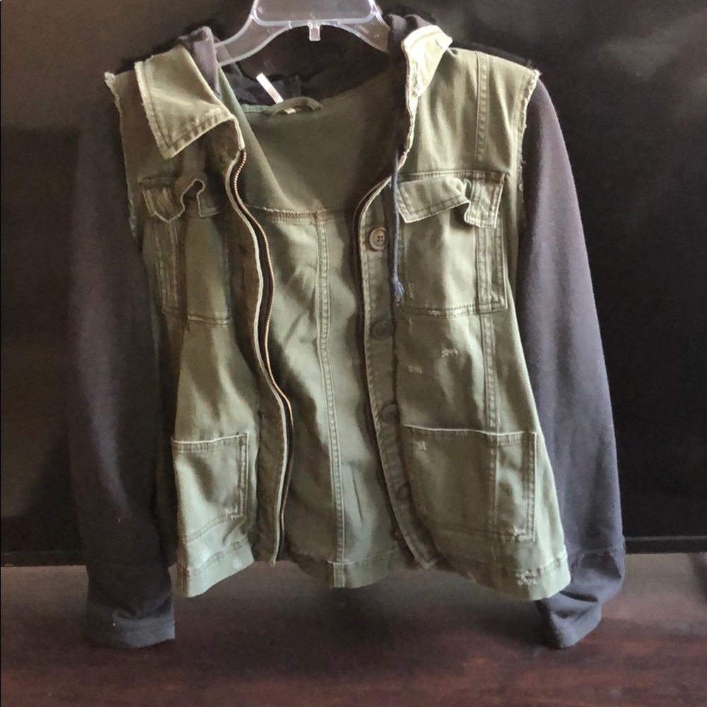 Free people hooded jacket